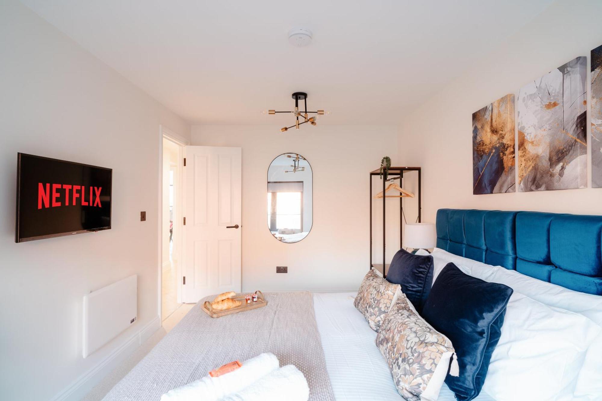 Apartment Penthouse Gem Parking Family Contractors Wifi Birmingham